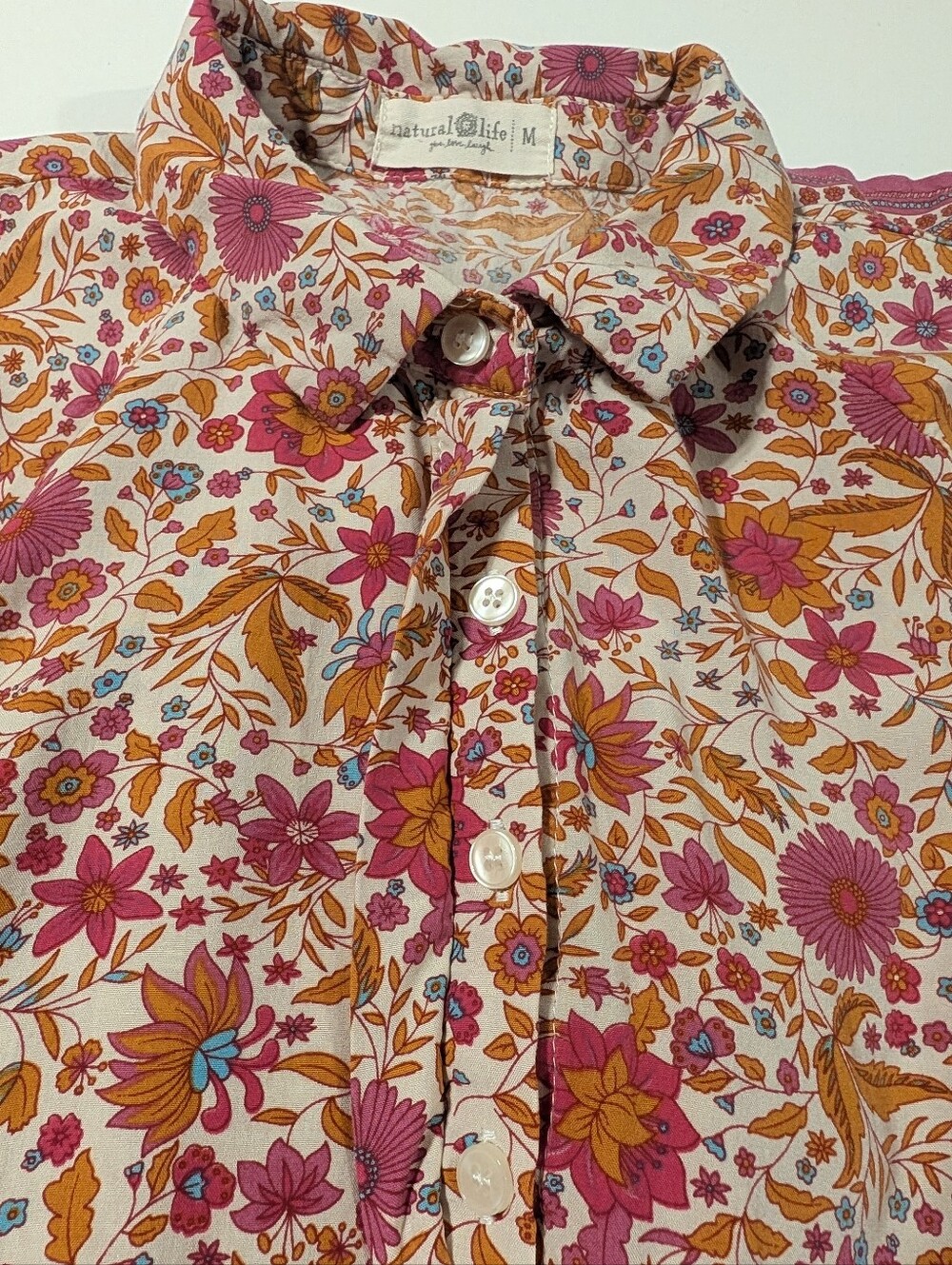 Natural Life Becca Floral Dress Size Medium - Picture 5 of 9